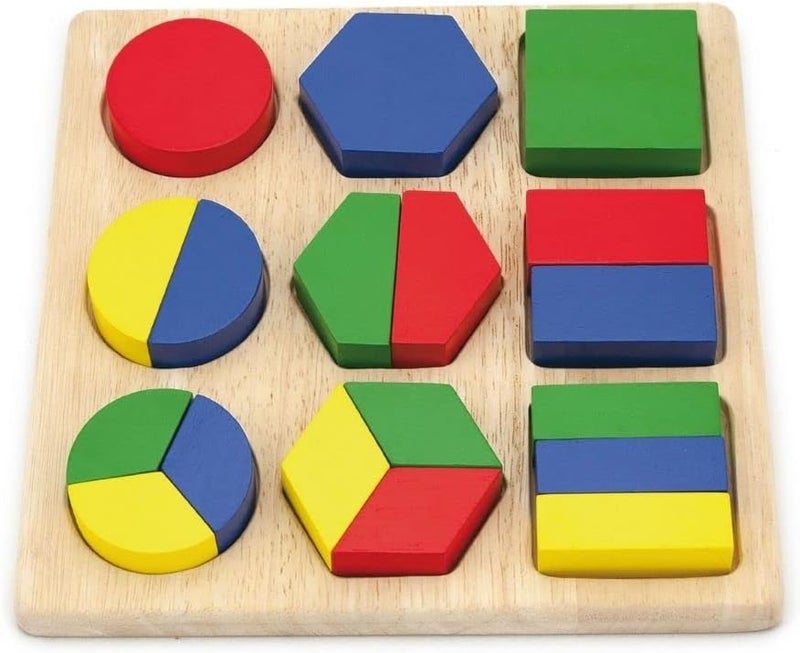 VIGA - Shape Block Puzzle for the Age of12 Months - Image 1